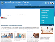 Tablet Screenshot of kneereplacementcenter.org